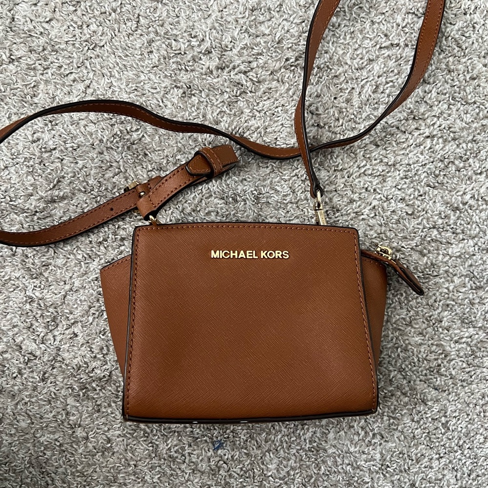 Michael Kors Tan Crossbody Bag